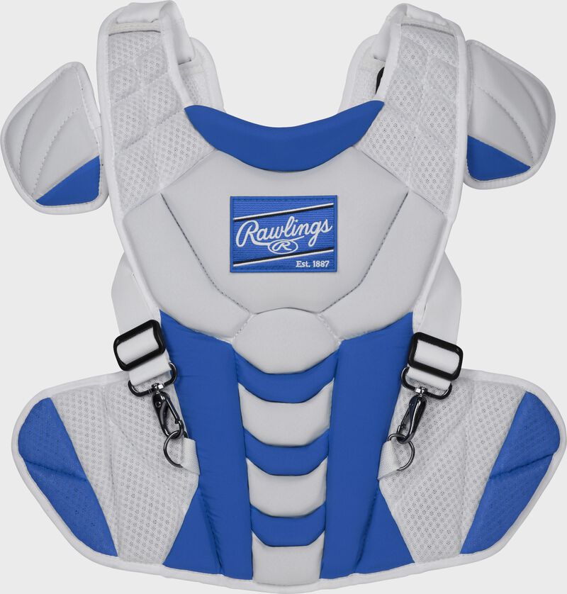 Rawlings Velo 2.0 Series  Softball Large Catchers Set - Royal/White