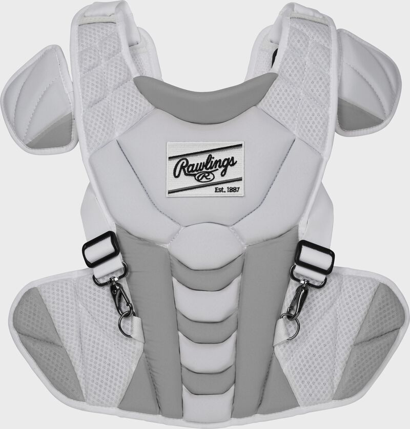 Rawlings Velo 2.0 Series  Softball Large Catchers Set - White/Silver
