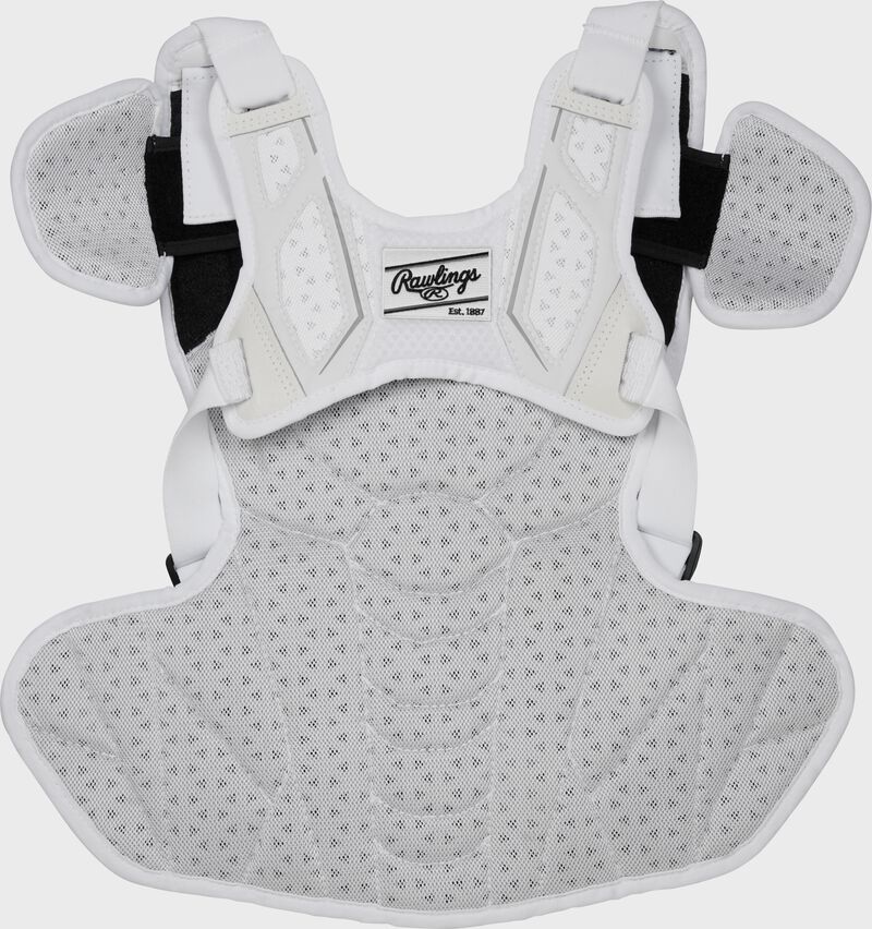 Rawlings Velo 2.0 Series  Softball Large Catchers Set - White/Silver