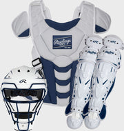 Rawlings Velo 2.0 Series  Softball Large Catchers Set - Navy/White