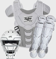 Rawlings Velo 2.0 Series Softball Medium Catchers Set - White/Silver