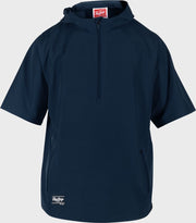 Rawlings Adult Colorsync Short Sleeve Hooded Jacket - Extra Large - Navy