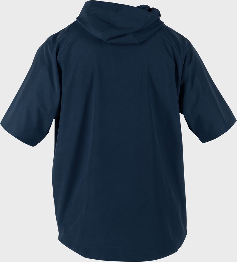 Rawlings Adult Colorsync Short Sleeve Hooded Jacket - Large - Navy