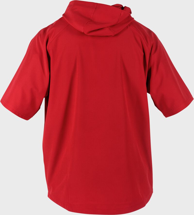 Rawlings Adult Colorsync Short Sleeve Hooded Jacket - Medium - Scarlet