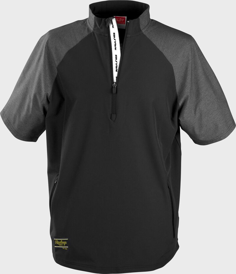 Rawlings Youth Colorsync Short Sleeve Cage Jacket - Extra Large - Black