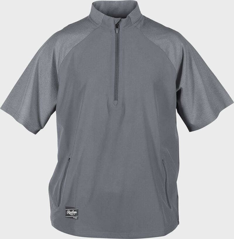 Rawlings Youth Colorsync Short Sleeve Cage Jacket - Medium - Blue Gray