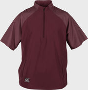 Rawlings Adult Colorsync Short Sleeve Cage Jacket - Extra Large - Maroon