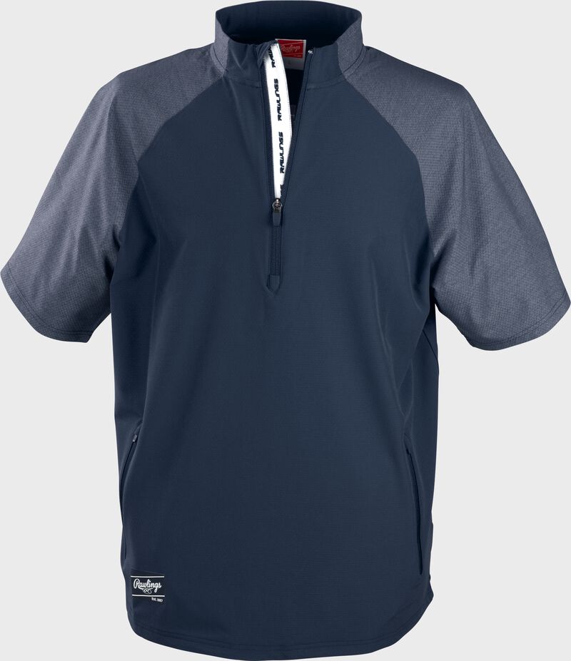 Rawlings Adult Colorsync Short Sleeve Cage Jacket - Medium - Navy
