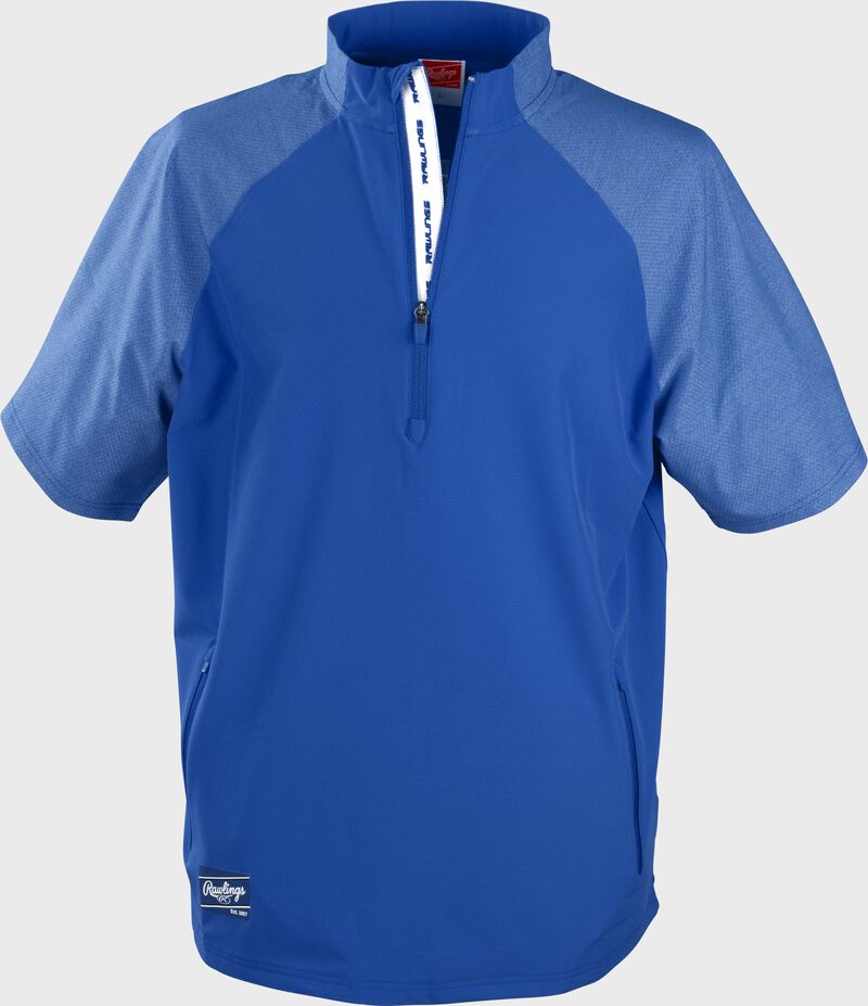 Rawlings Adult Colorsync Short Sleeve Cage Jacket - Large - Royal