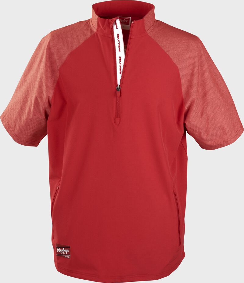 Rawlings Youth Colorsync Short Sleeve Cage Jacket - Medium - Scarlet
