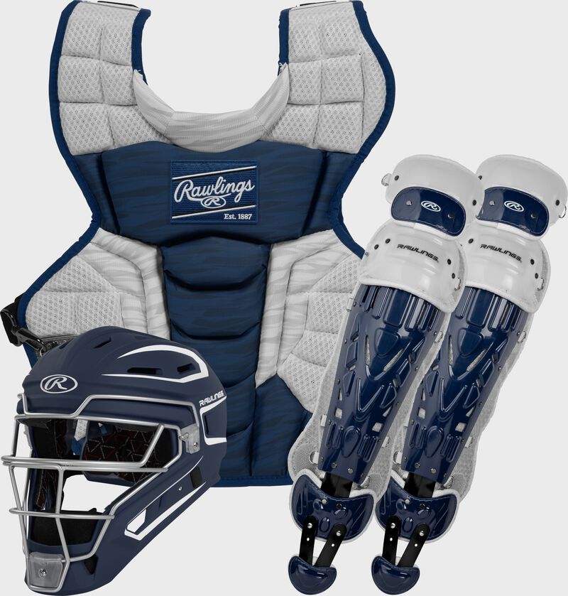 Rawlings Velo 2.0 Intermediate Catchers Set - Navy/White