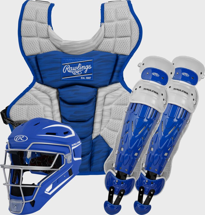 Rawlings Velo 2.0 Youth Catchers Set - Royal/White