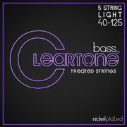 Cleartone Nickel-Plated Treated 5-String Bass Strings, Light (40-125)