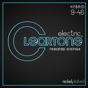 Cleartone Nickel-Plated Treated Electric Guitar Strings, Hybrid (9-46)