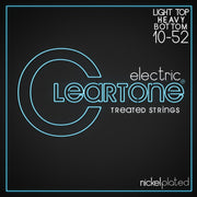 Cleartone Nickel-Plated Treated Electric Guitar Strings, Light Heavy (10-52)