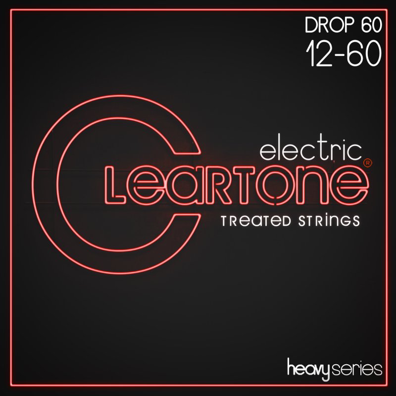 Cleartone Heavy Series Electric Guitar Strings, Drop 60 (12-60)