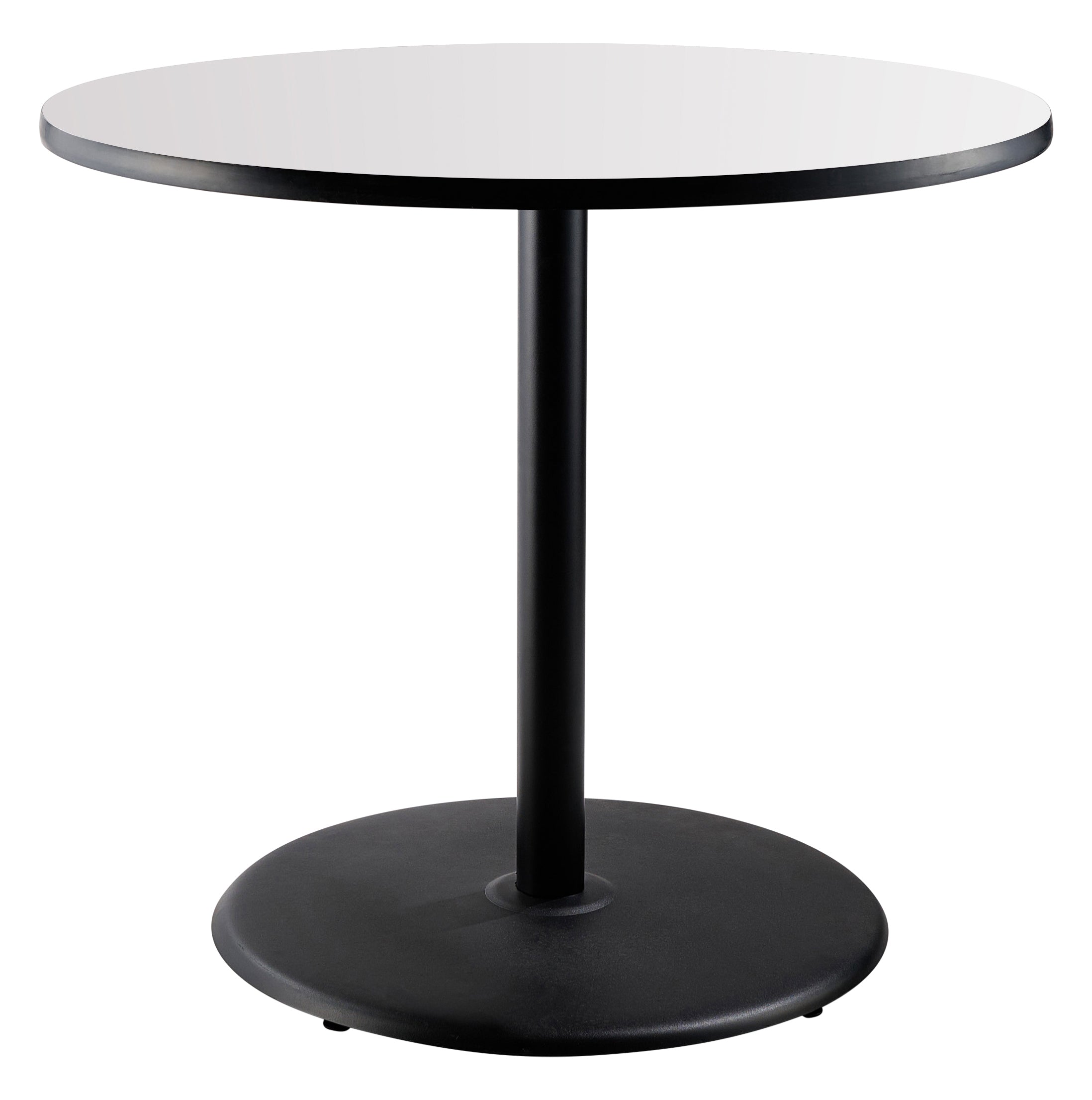 NPS® Café Table, 24" Round, Round Base, 36" Height, Whiteboard