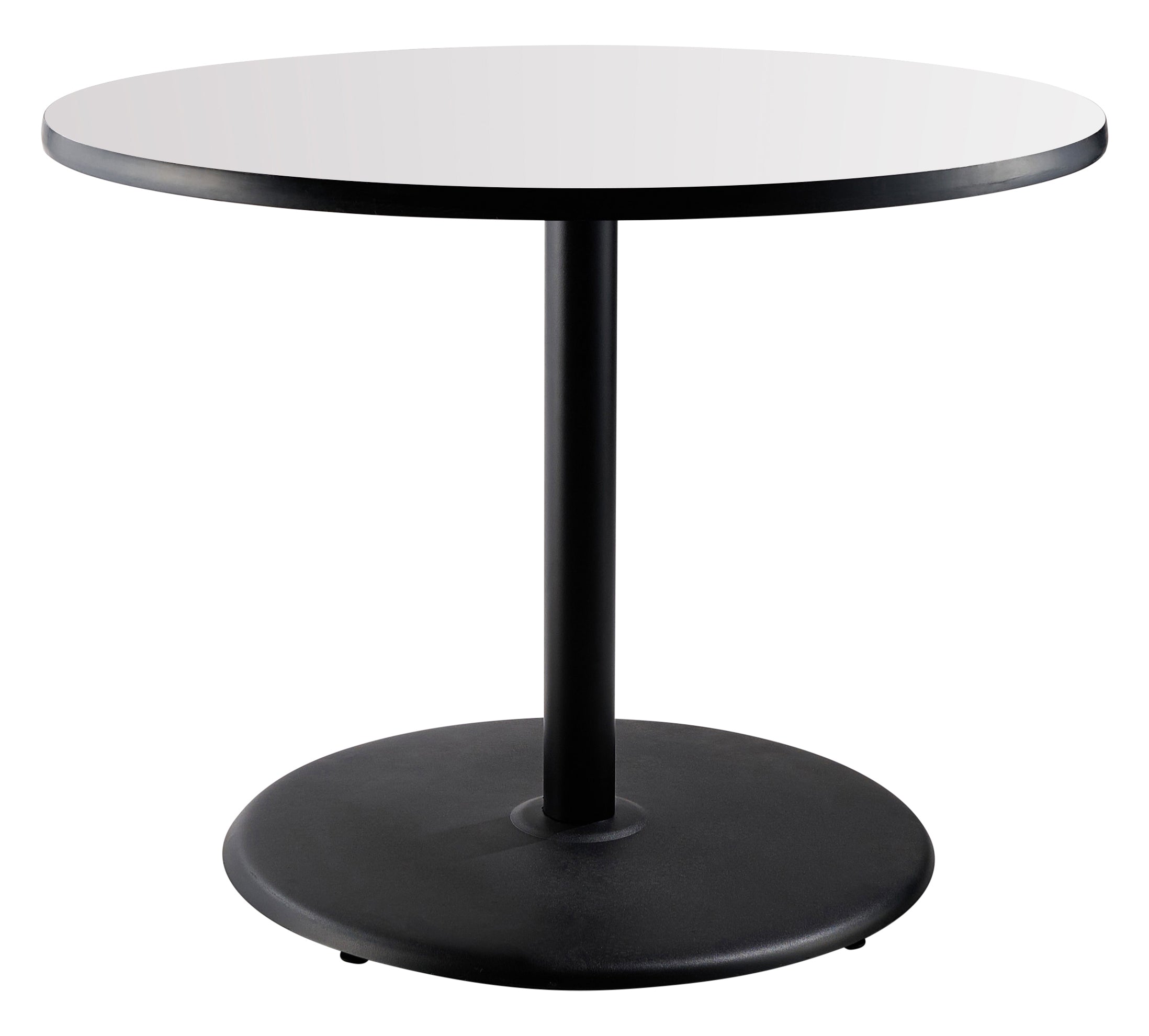 NPS® Café Table, 24" Round, Round Base, 30" Height, Whiteboard