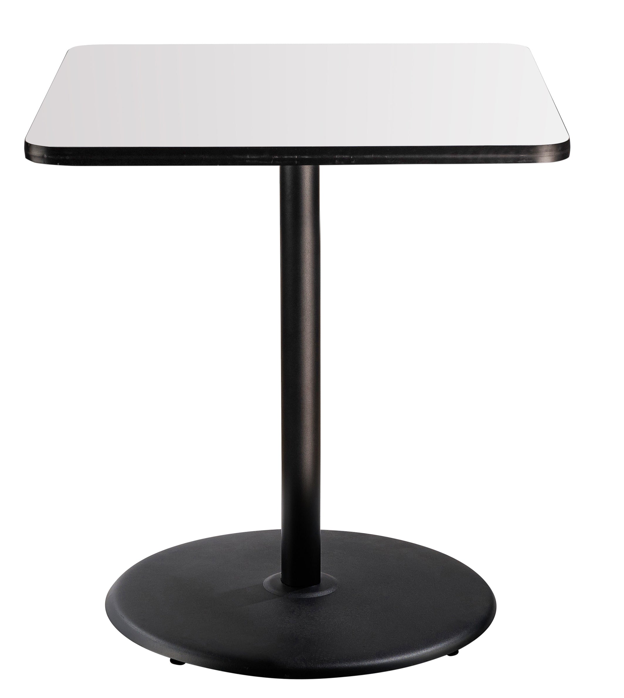 NPS® Café Table, 48" Square, Round Base, 42" Height, Whiteboard