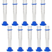 Cylinder, Borosilicate Glass with Bumper Guard, 50ml, Pack of 10