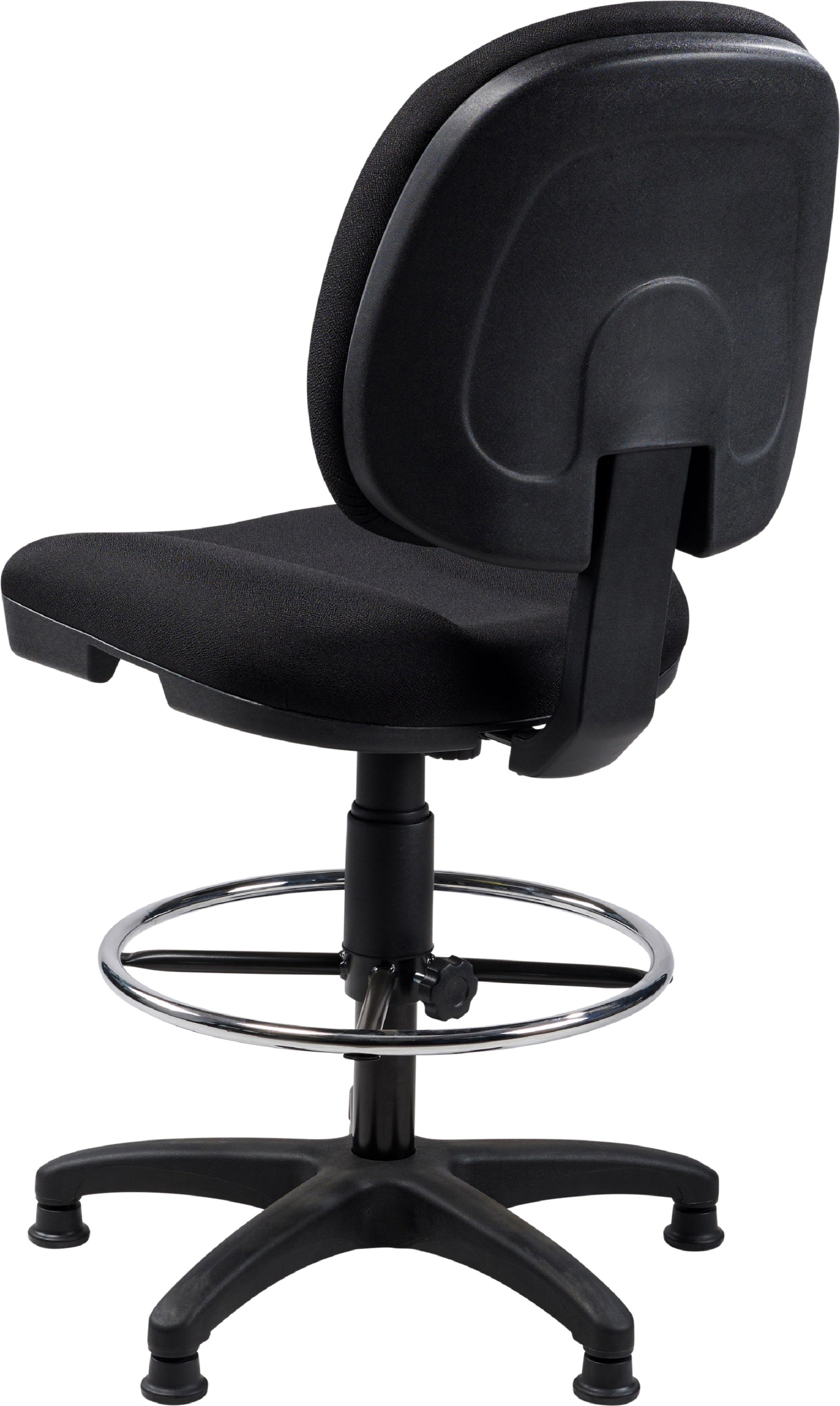 NPS® Pneumatic Conductor's Chair, Surface Color: Grey, Frame Color: Black