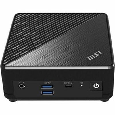 MSI - Cubi N ADL Fanless Mini PC, Intel Celeron N100, WiFi AC9462, BT 5, Dual LAN, ThunderBOLT C, Non-OS - Black