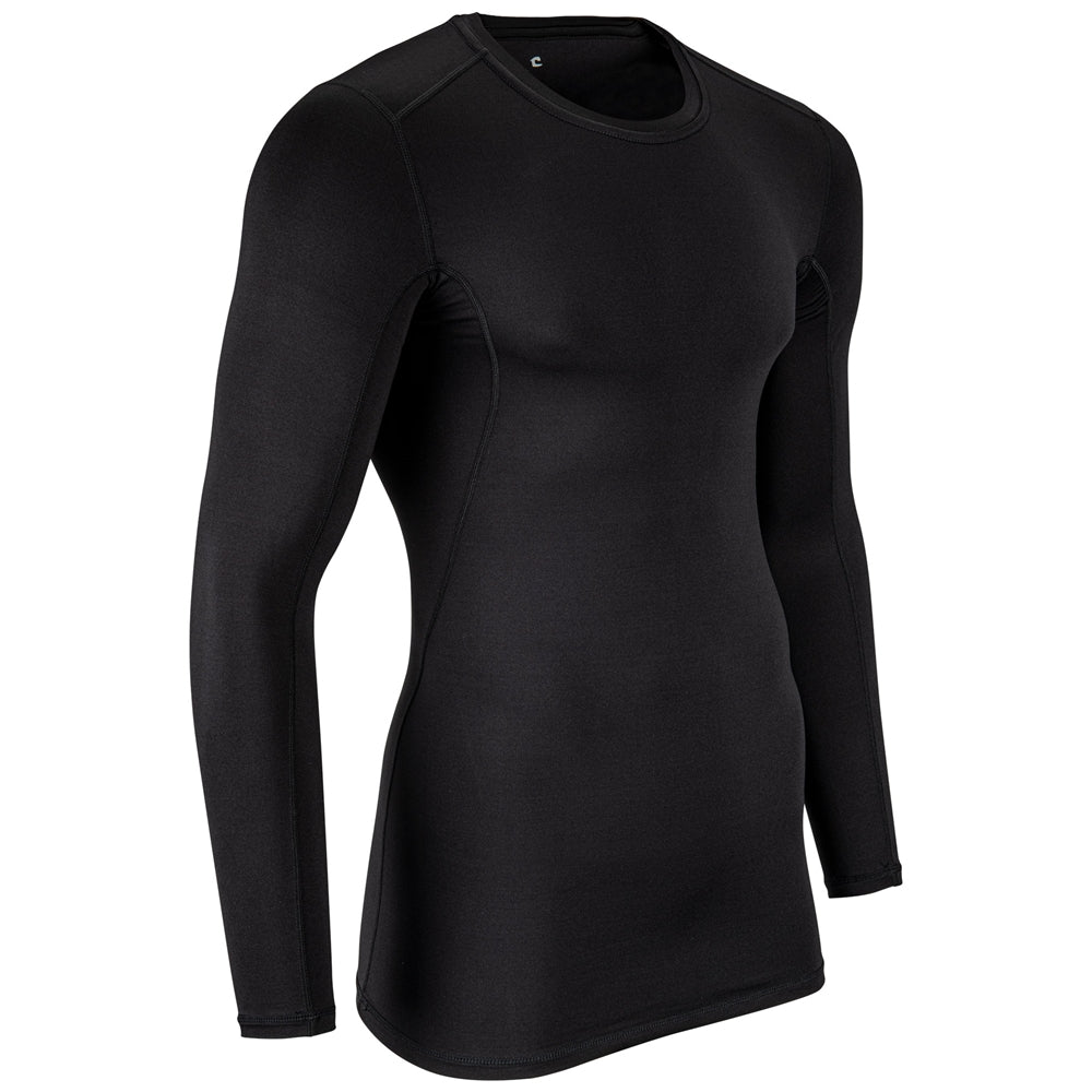 Cold Weather Compression LS CREW - Black - Youth - Small