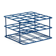 United Scientific® Coated Wire Rack, 50 mL Centrifuge Tubes, 16 Place, Blue