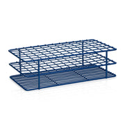 United Scientific® Coated Wire Rack, 10-13 mm Tubes, 72 Place, Blue