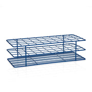 United Scientific® Coated Wire Rack, 20-25 mm Tubes, 40 Place, Blue