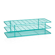 United Scientific® Coated Wire Rack, 20-25 mm Tubes, 40 Place, Teal