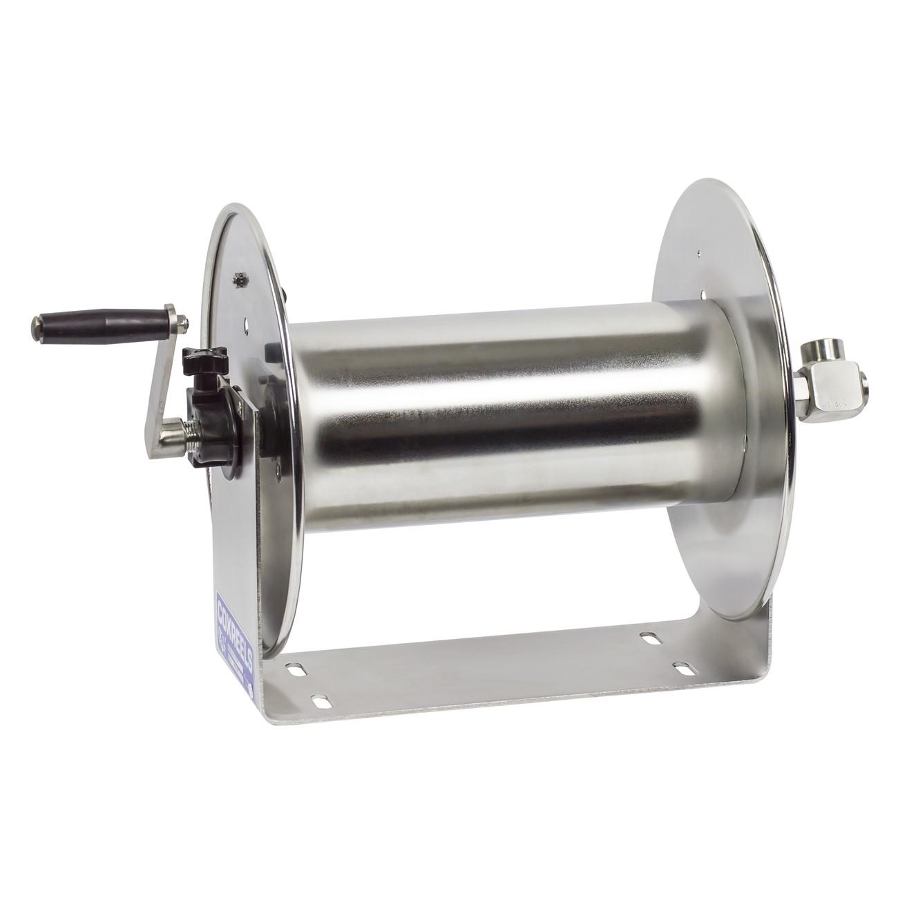 Hose Reel, 100-SS, 3/4 Inch ID, 1 1/4 Inch OD, 100 ft L