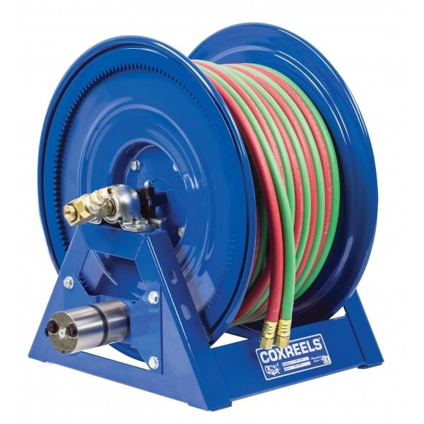Hose Reel, 1275W, 3/8 Inch ID, 150 ft Hose L, Steel, Motor