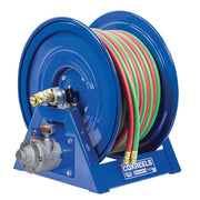 Hose Reel, 1275W, 3/8 Inch ID, 100 ft Hose L, Steel, Motor