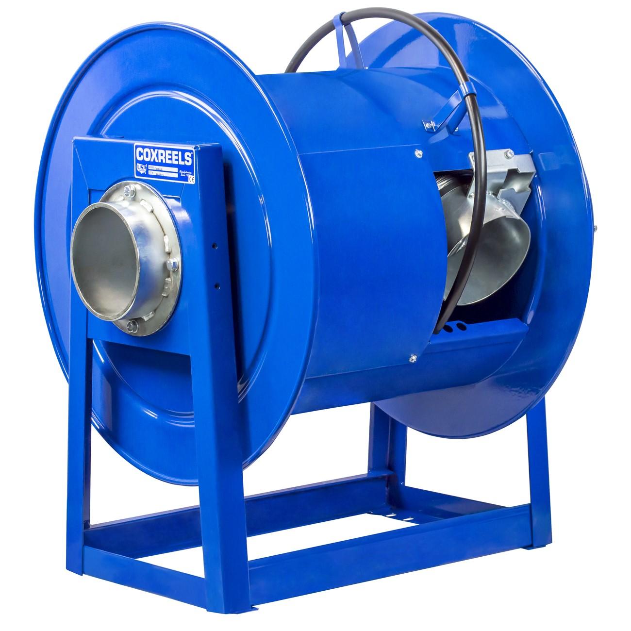 Hose Reel, 300, 4 Inch ID, 24 ft Hose L, Steel, Spring