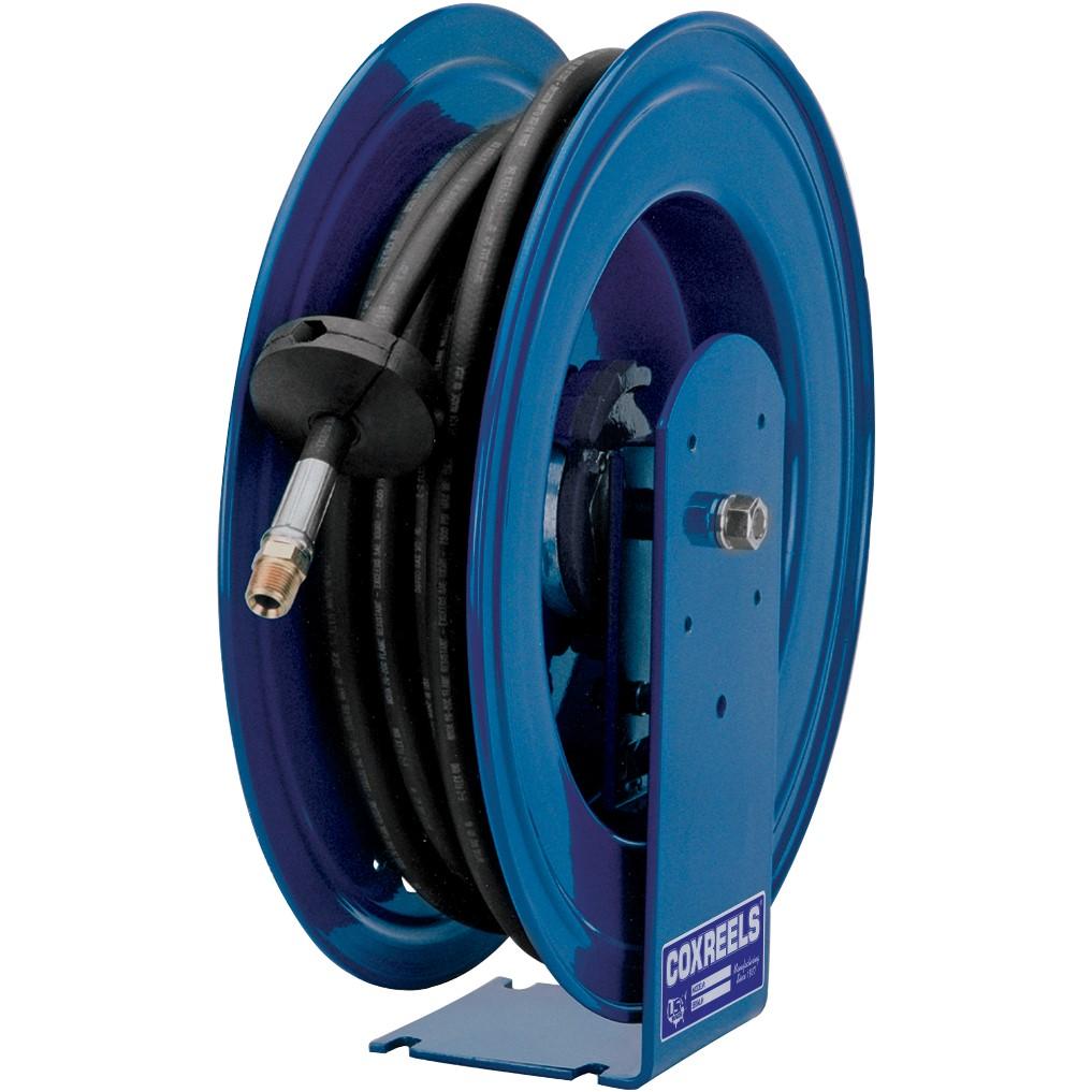 Hose Reel, E, 1/4 Inch ID, 9/16 Inch OD, 50 ft Hose L, Steel