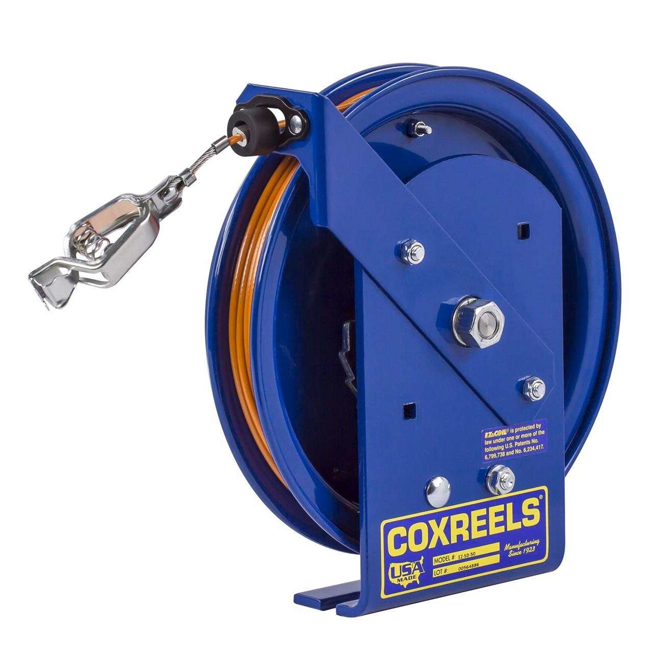 Cable Reel, EZ-SD, 50 ft Hose L, EZ-Coil® Drive, Steel