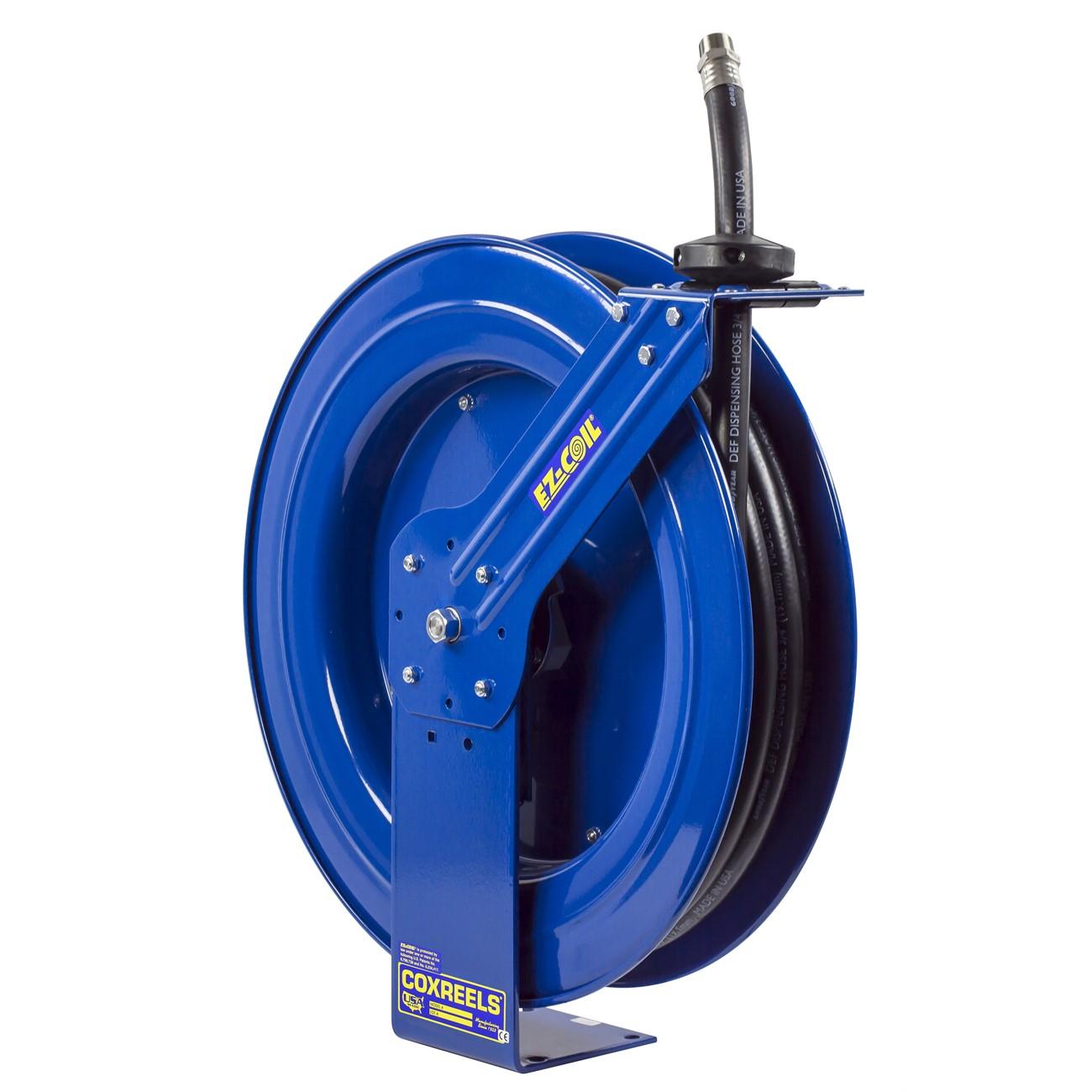 Hose Reel, SH-DEF Reels, 3/4 Inch ID, 1 1/8 Inch OD, 50 ft L