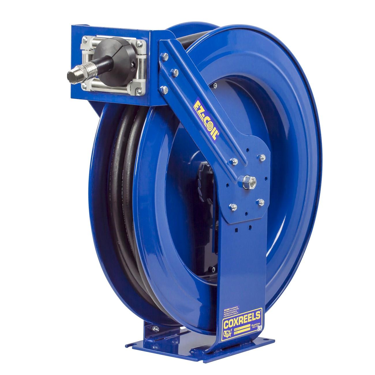 Hose Reel, T-DEF Reels, 3/4 Inch ID, 1 1/8 Inch OD, 50 ft L