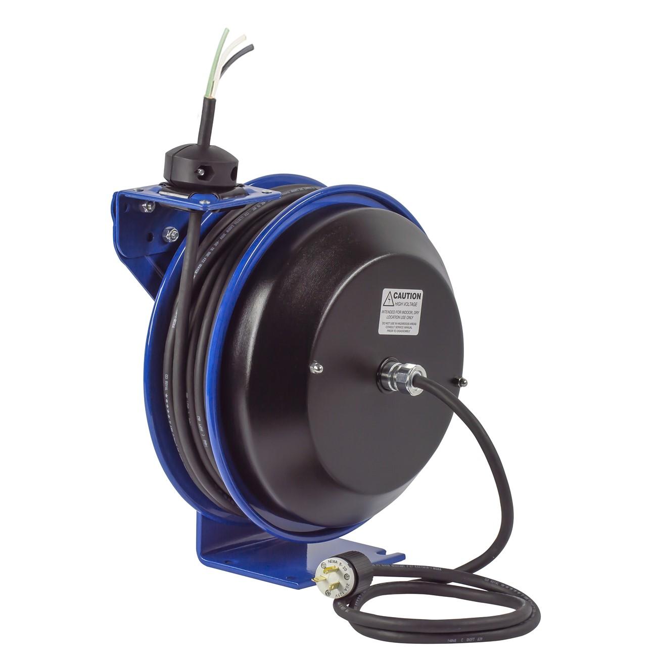 Cord Reel, PC, 50 ft Hose L, Spring Drive, Steel