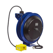 Cord Reel, PC, 75 ft Hose L, Spring Drive, Steel