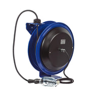Cord Reel, PC, 75 ft Hose L, Spring Drive, Steel