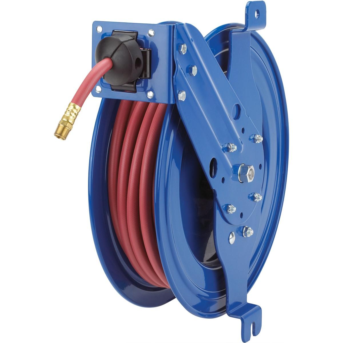 Hose Reel, SG, 1/4 Inch ID, 1/2 Inch OD, 25 ft Hose L, Steel