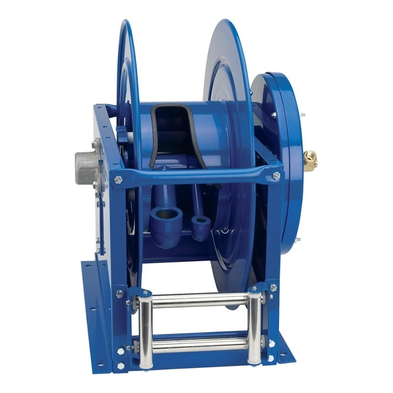 Hose Reel, V, 1 1/2 Inch ID, 25 ft Hose L, Steel, Spring