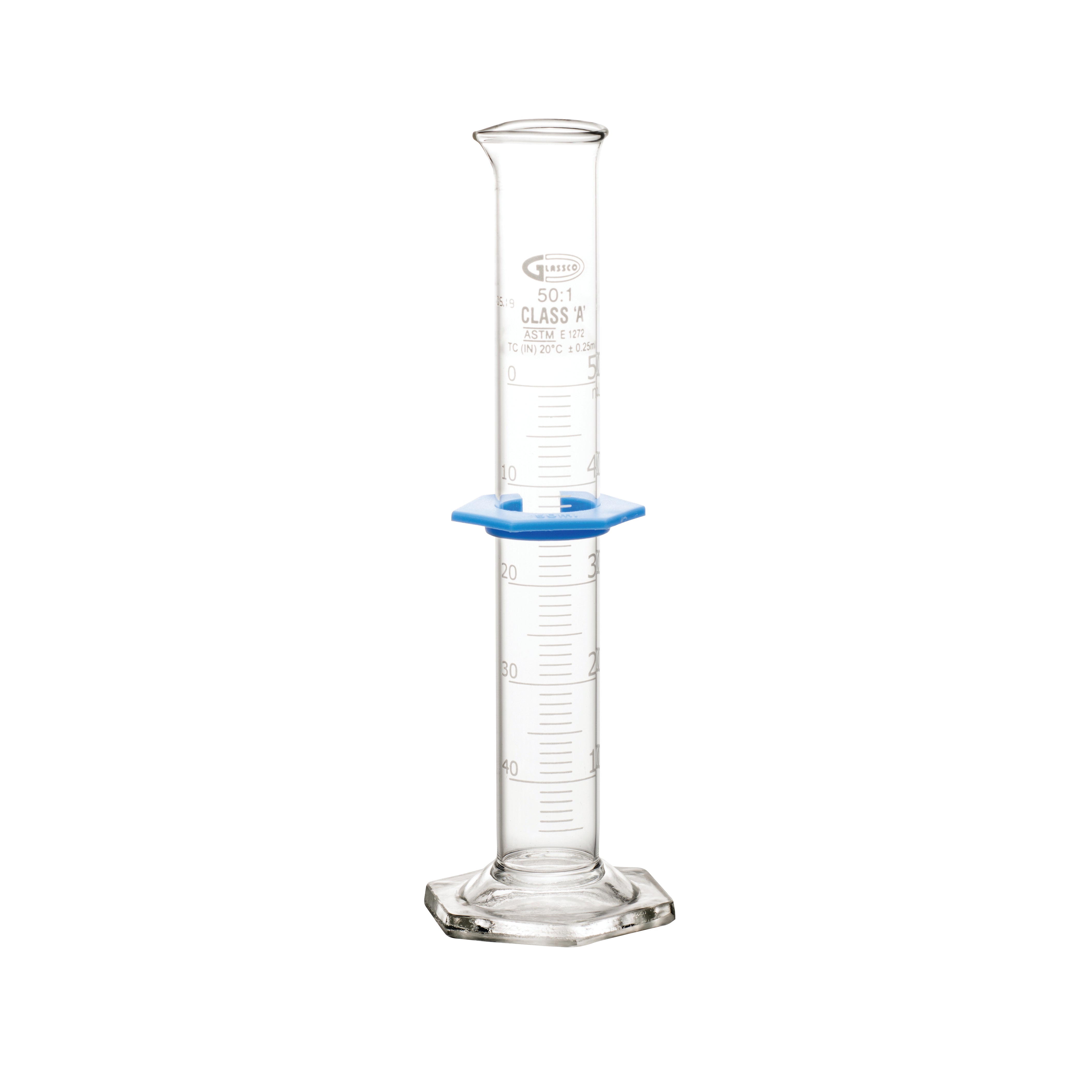 United Scientific® Graduated Cylinders, Double Scale, Class A, Individually Certified, 50 mL
