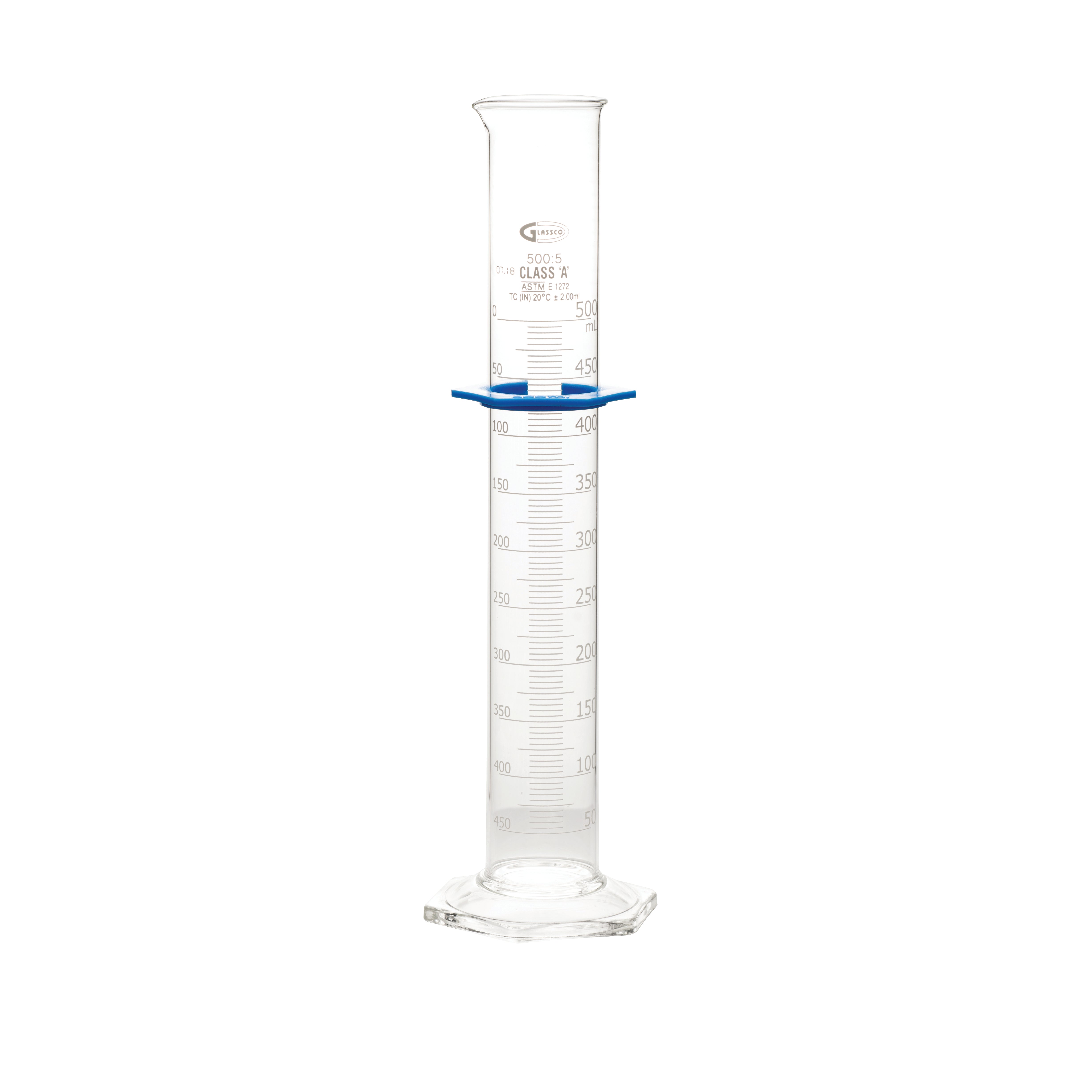 United Scientific® Graduated Cylinders, Double Scale, Class A, Batch Certified, 500 mL