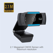 Adesso CyberTrack H5-TAA Webcam  1080p Full HD  Built-in Microphone  TAA Compliant  USB Plug & Play  for Video Conferencing  Online Learning  and Stre