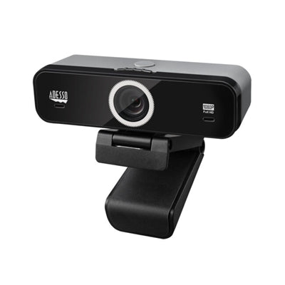 Adesso CyberTrack K1 1080p Full HD Fixed Focus Webcam  Black