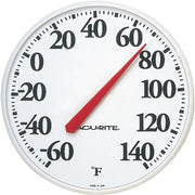 Acurite 12.5" Dia Plastic Dial Indoor & Outdoor Thermometer