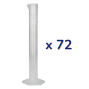 Cylinder, Polypropylene, 25ml, Case of 72